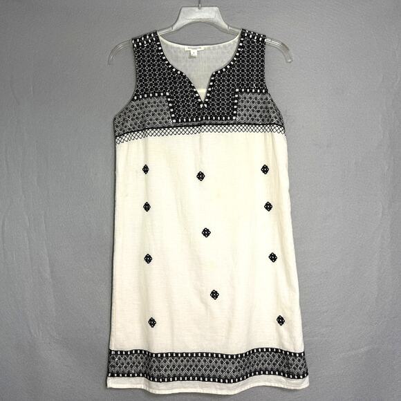 Beach Lunch Lounge Embroidered Dress Size 8 Beachy Resort Loungewear Vacation - Picture 1 of 6